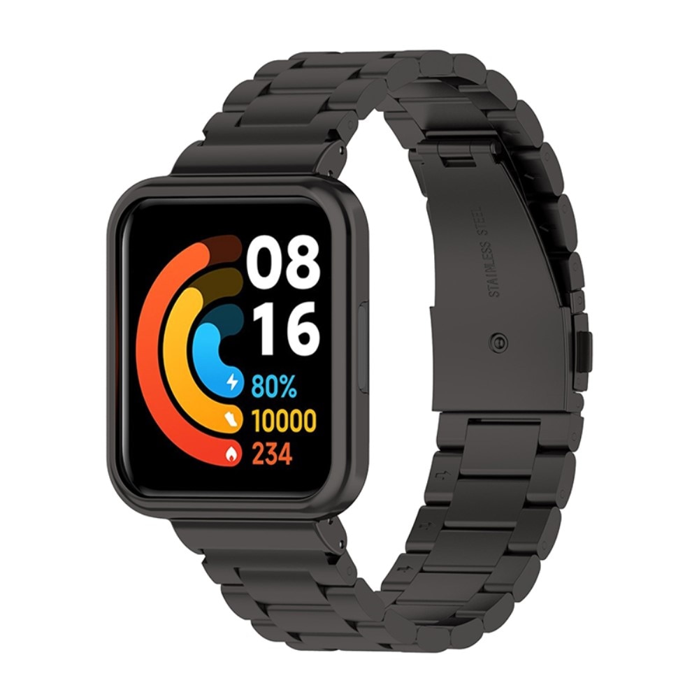 Xiaomi Redmi Watch 2 Lite Metalen Armband zwart