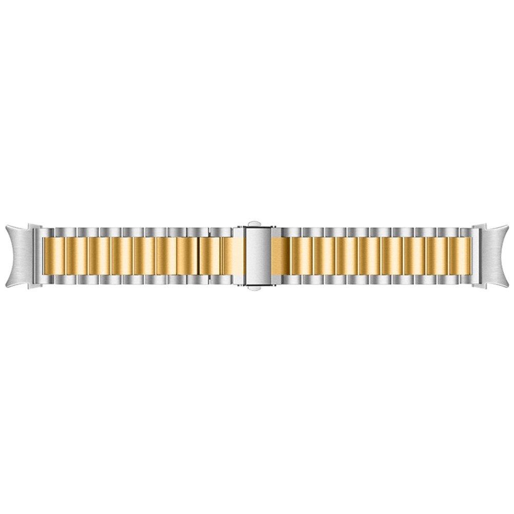 Samsung Galaxy Watch 6 40mm Full Fit Metalen Armband, zilver/goud