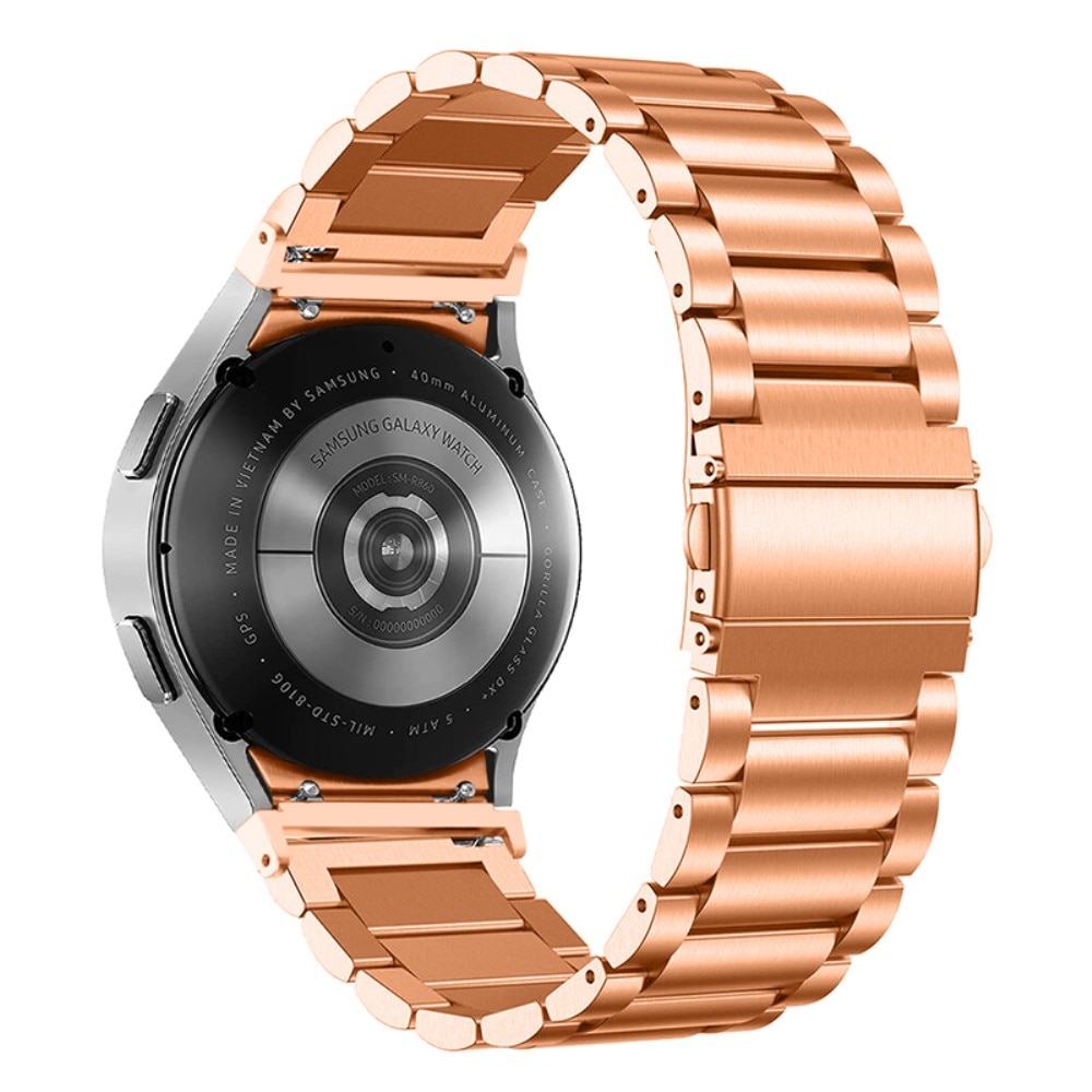 Samsung Galaxy Watch 5 40mm Full Fit Metalen Armband Rosé goud
