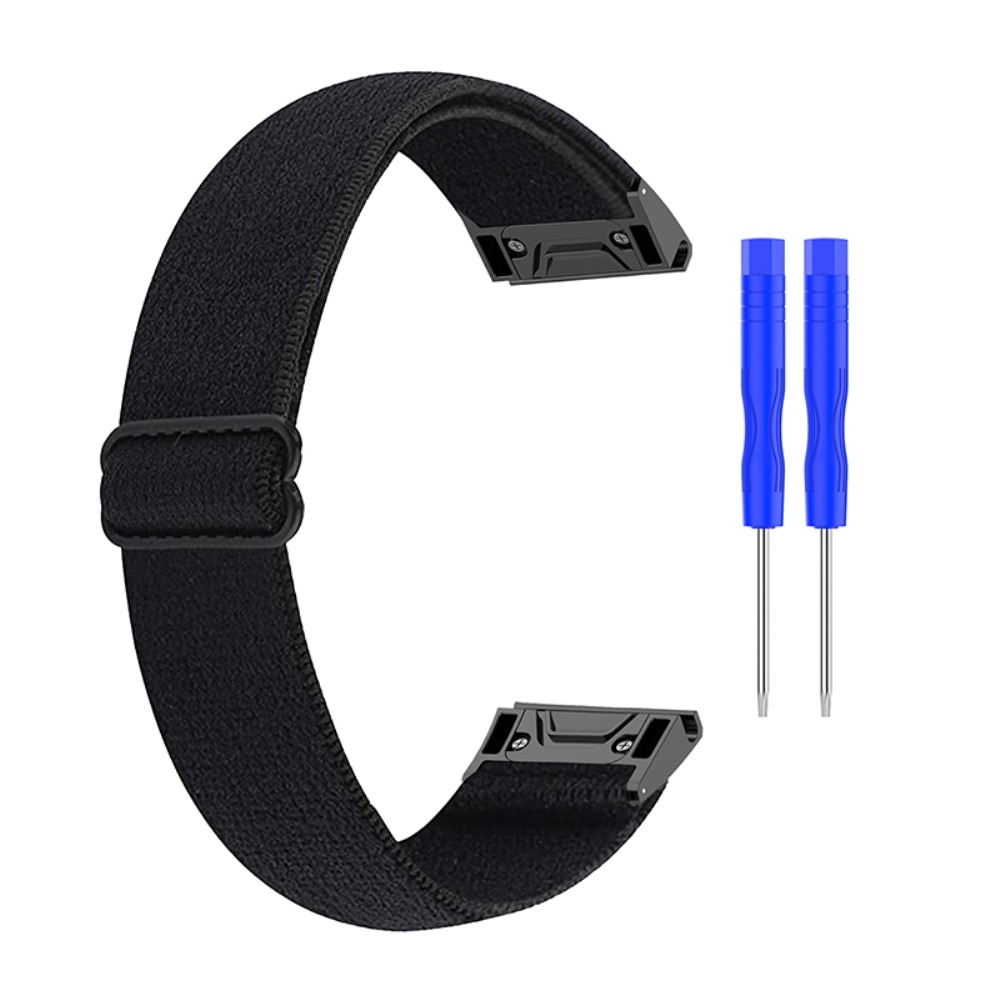 Garmin Instinct 2S Pro Elastisch Nylon bandje zwart