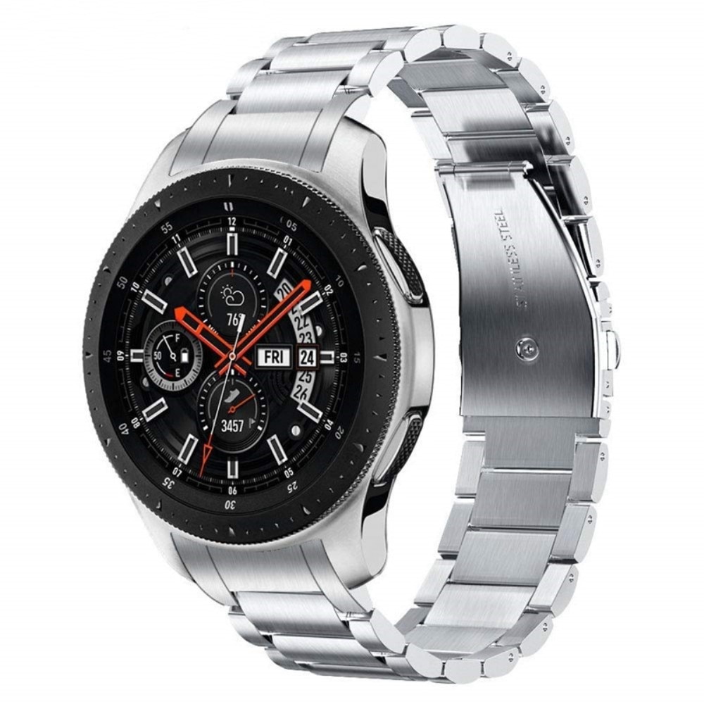 Samsung Galaxy Watch 46mm Full Fit Metalen Armband Zilver