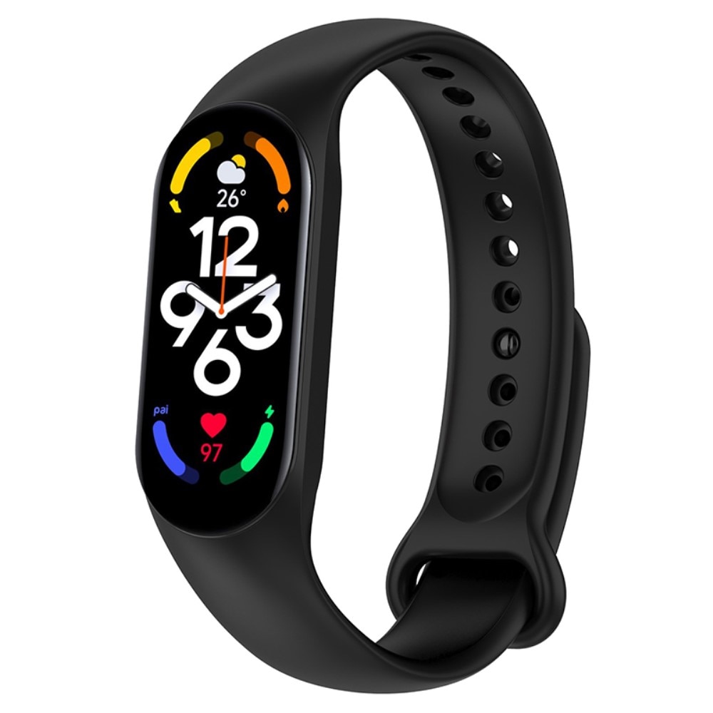 Xiaomi Mi Band 7 Siliconen bandje Zwart