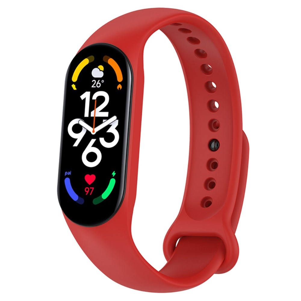 Xiaomi Mi Band 7 Siliconen bandje Rood