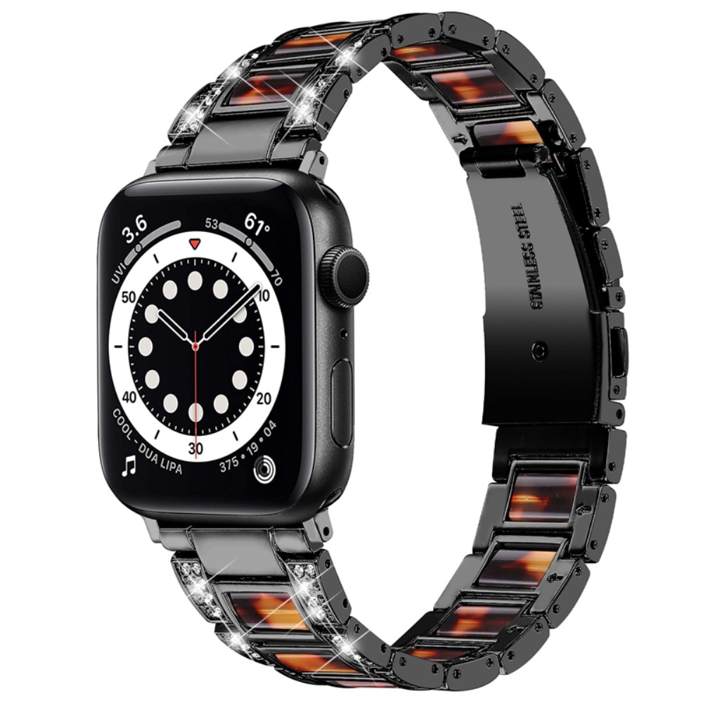 Apple Watch 41mm Series 8 Diamond Bracelet Black Coffee