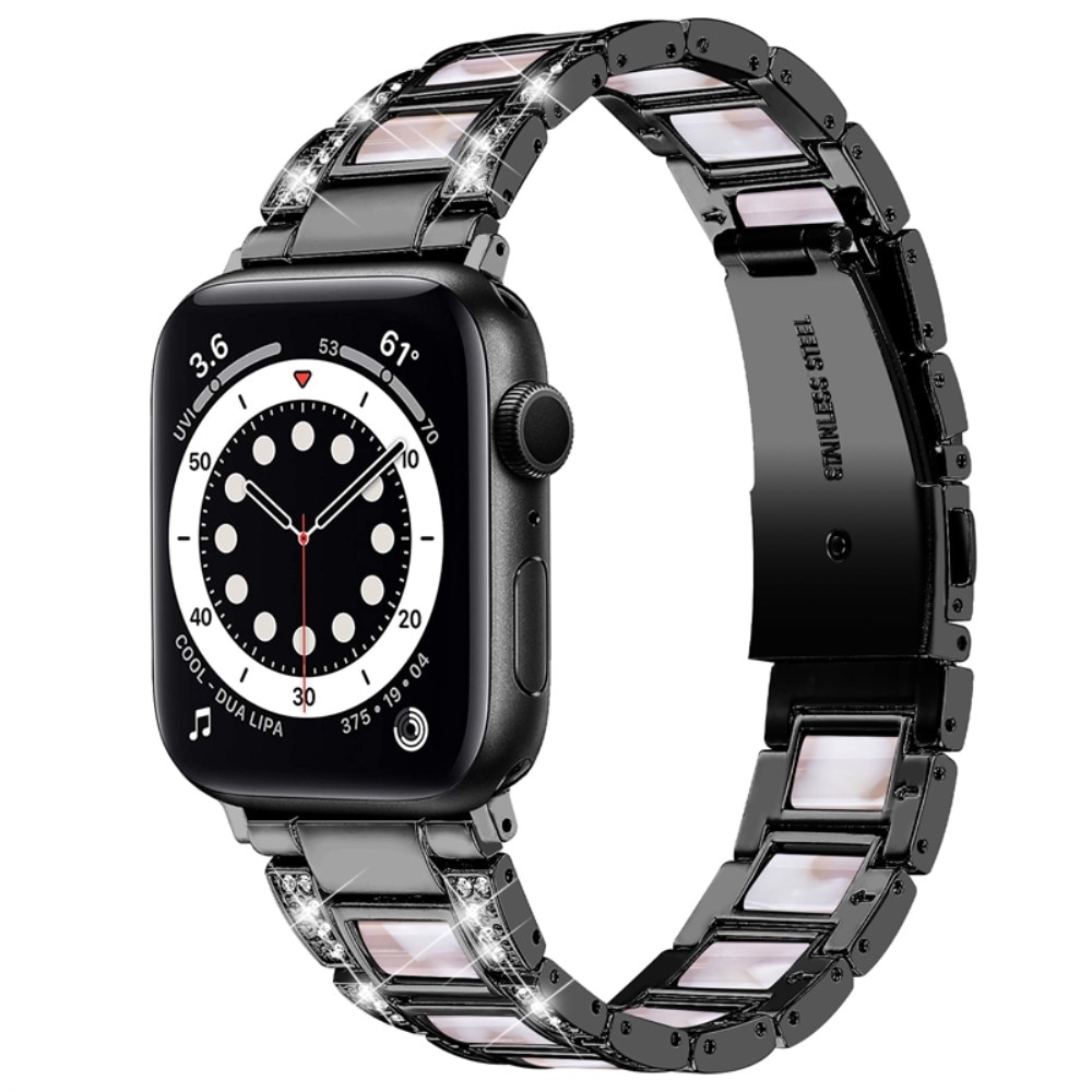 Apple Watch 45mm Series 8 Diamond Bracelet Black Pearl