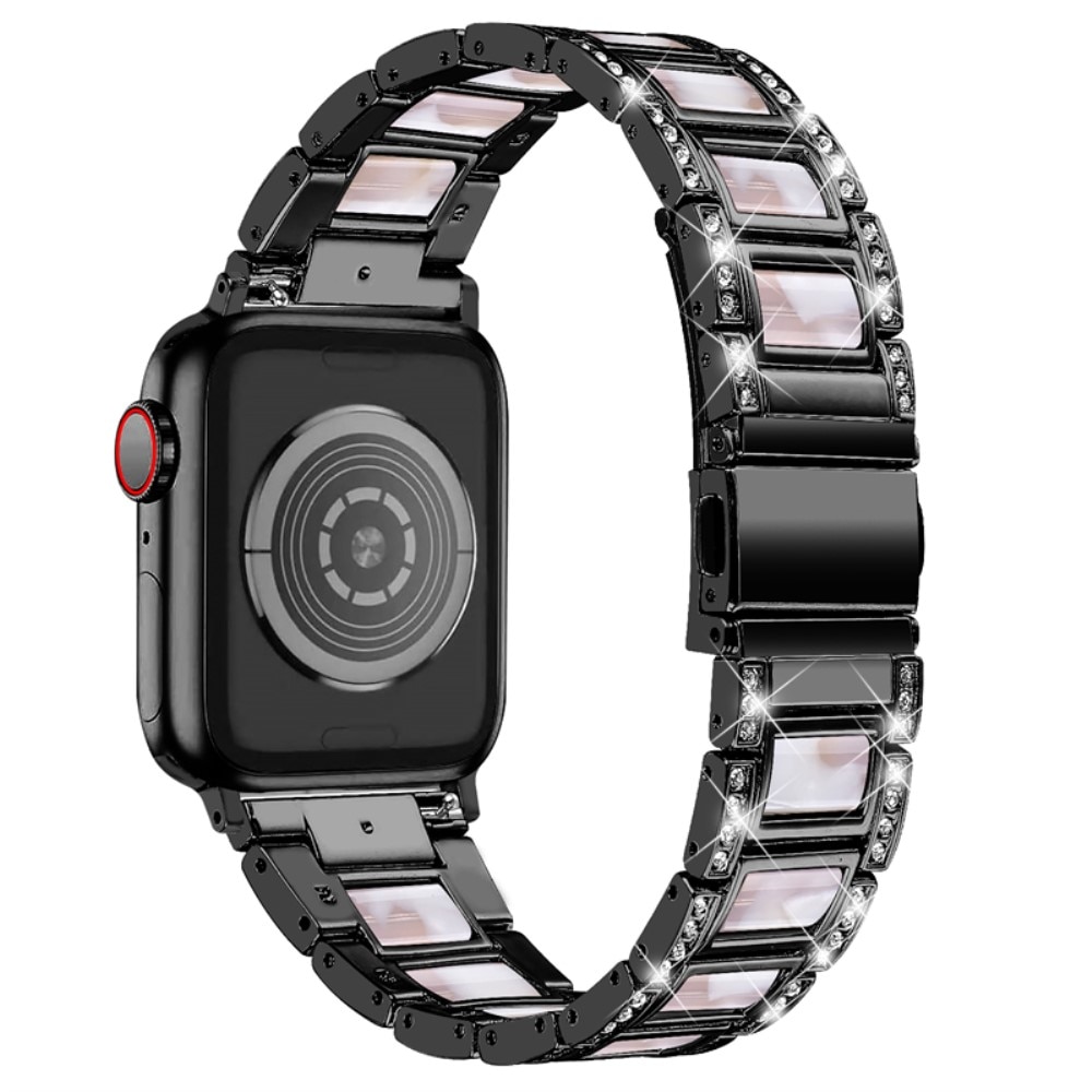 Apple Watch 45mm Series 8 Diamond Bracelet Black Pearl