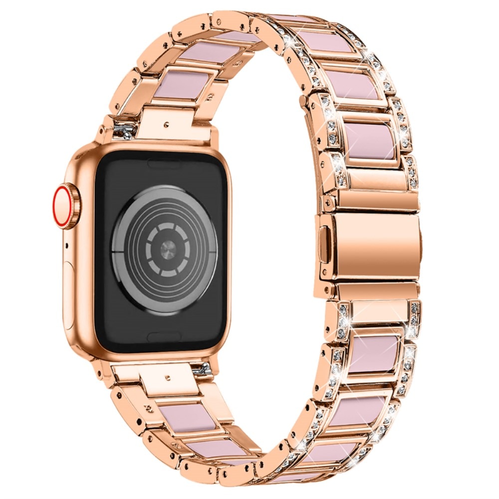 Apple Watch Ultra 49mm Diamond Bracelet Roze Rose