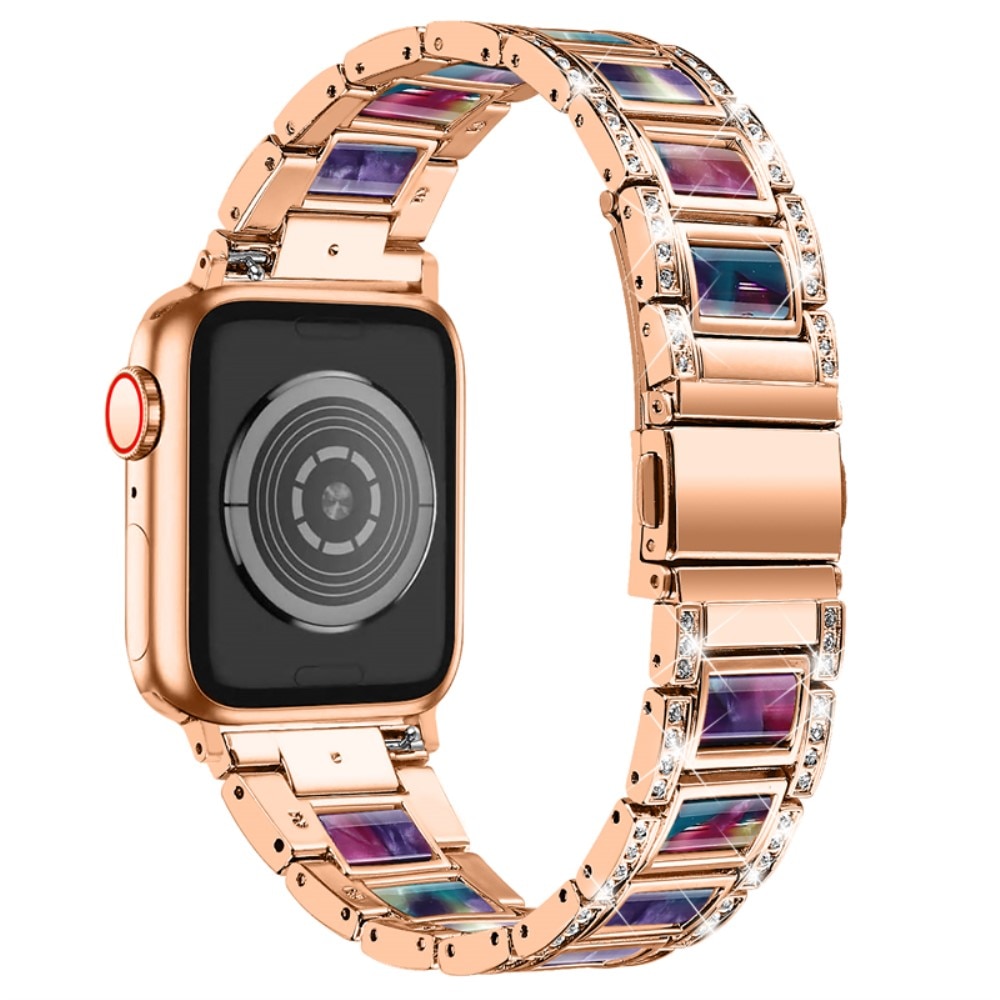 Apple Watch Ultra 49mm Diamond Bracelet Roze ruimte