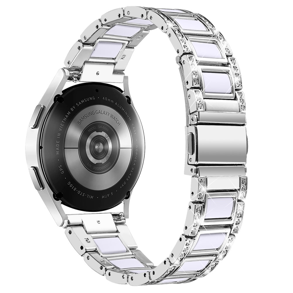 Withings ScanWatch Nova Diamond Bracelet Silver Snow