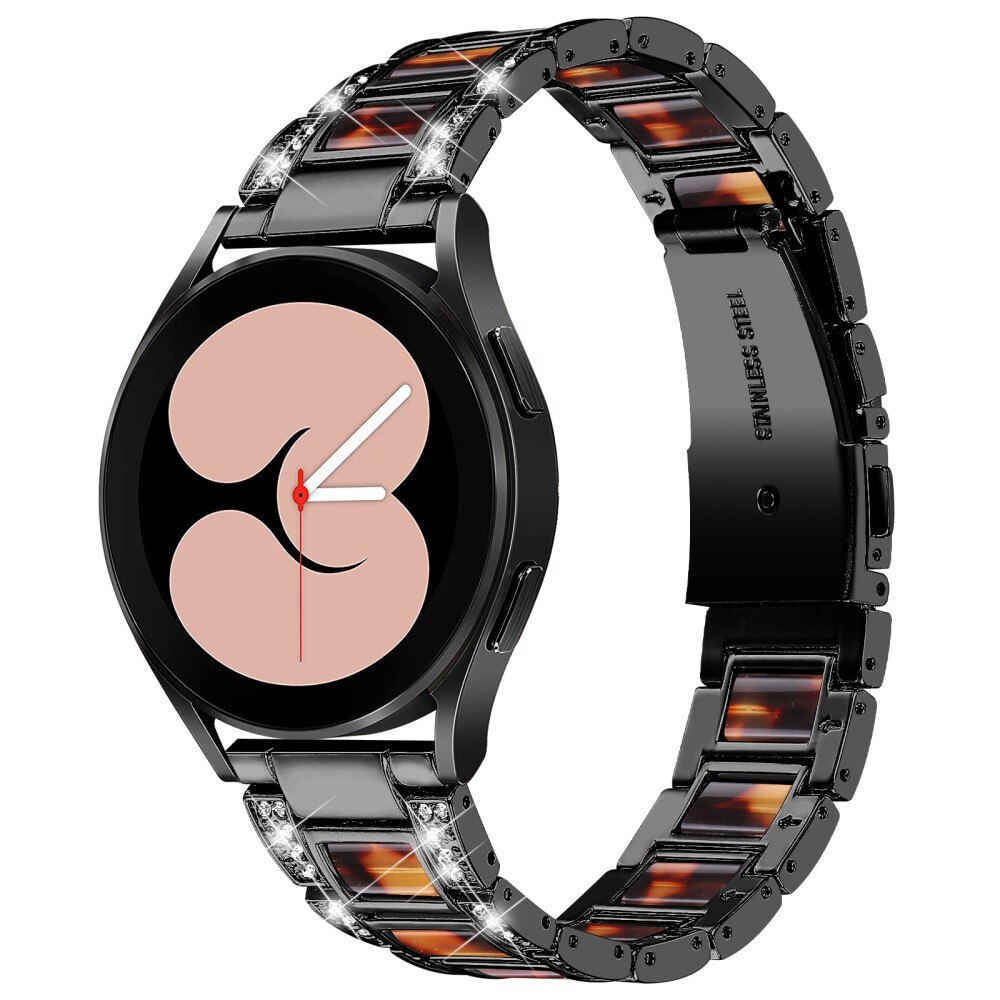 Samsung Galaxy Watch 4 40mm Diamond Bracelet Zwarte koffie