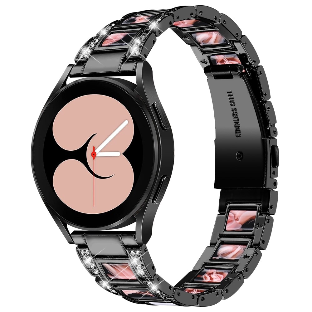 Samsung Galaxy Watch 4 40mm Diamond Bracelet Zwarte bloesem