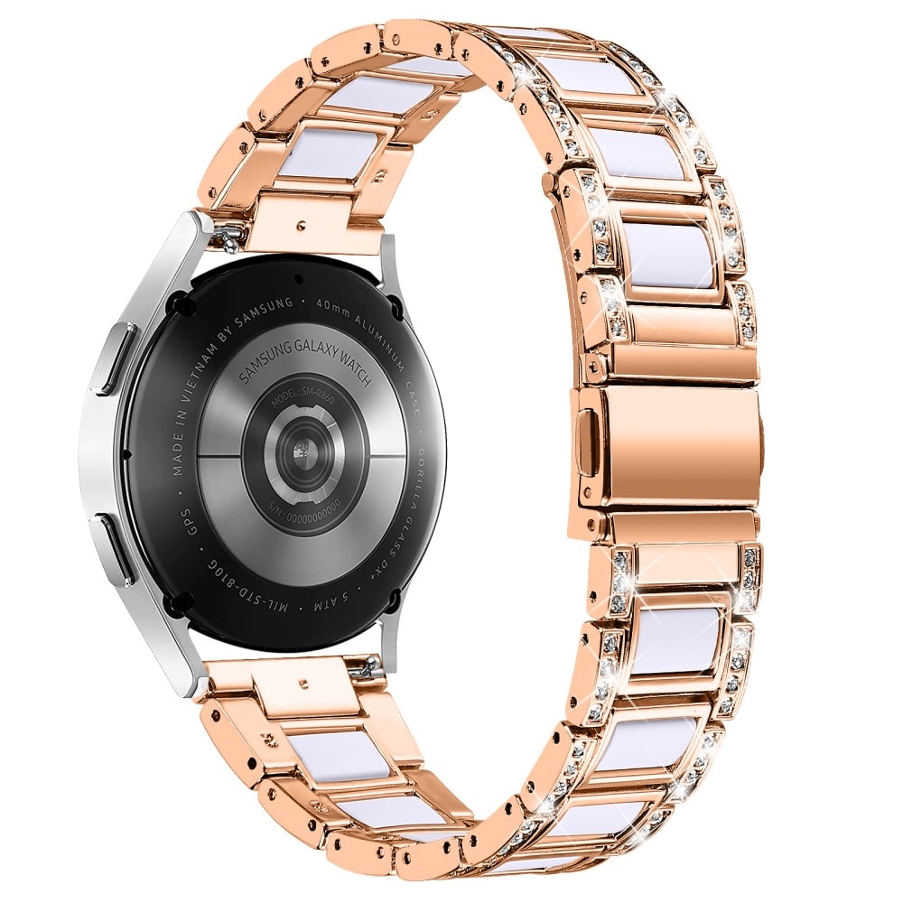 Garmin Vivomove Style Diamond Bracelet Rosegold Snow