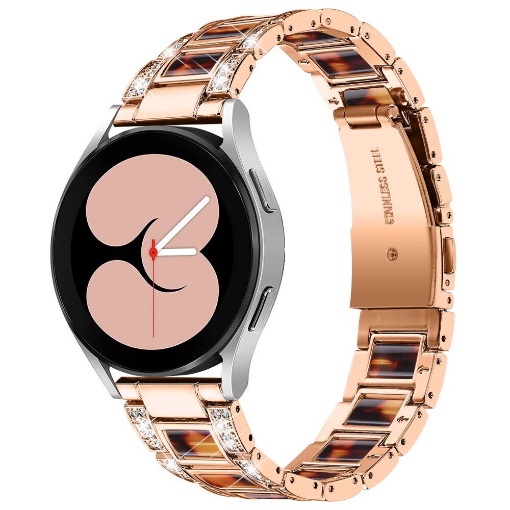 Samsung Galaxy Watch 4 40mm Diamond Bracelet Roze koffie