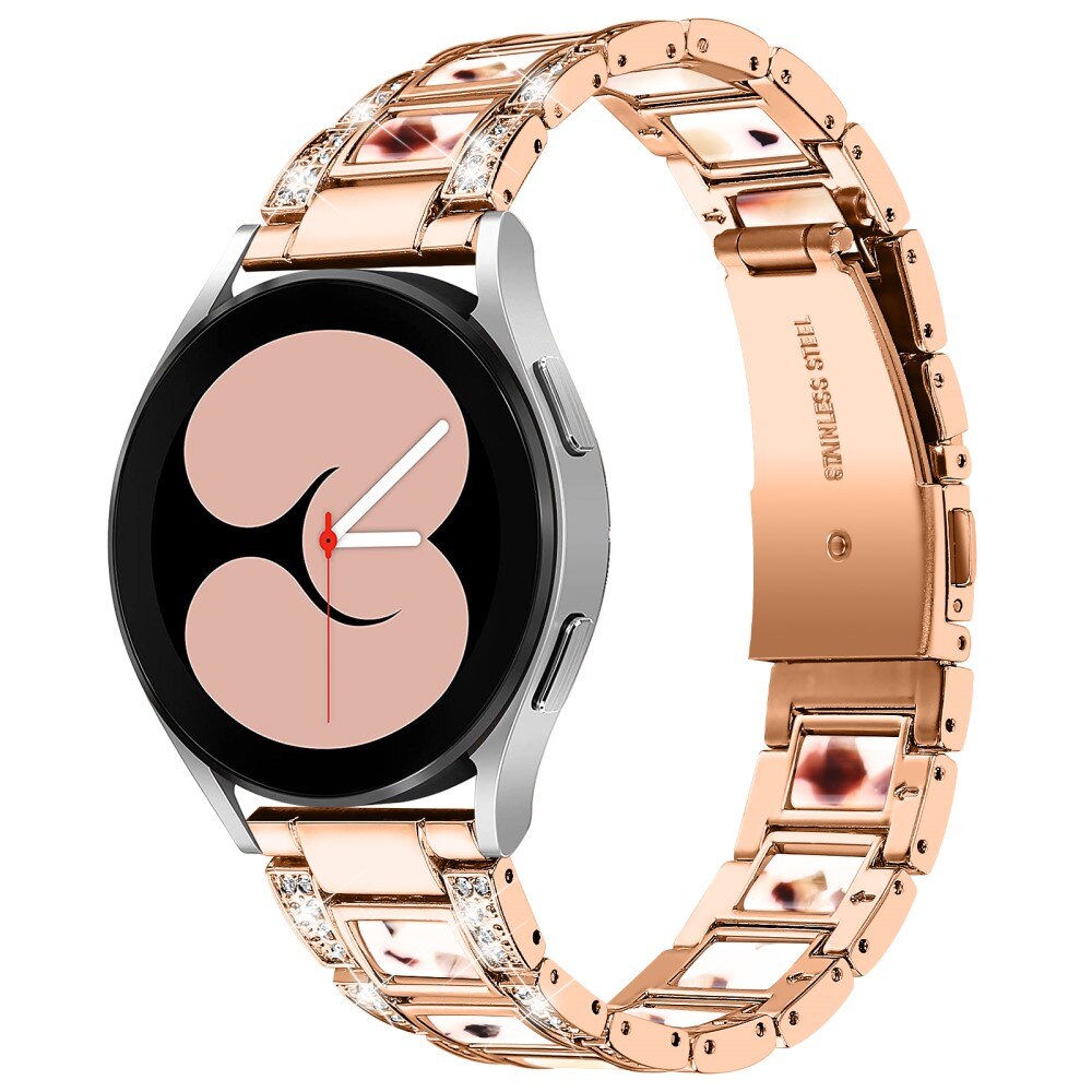 Samsung Galaxy Watch 4 40mm Diamond Bracelet Roze nougat