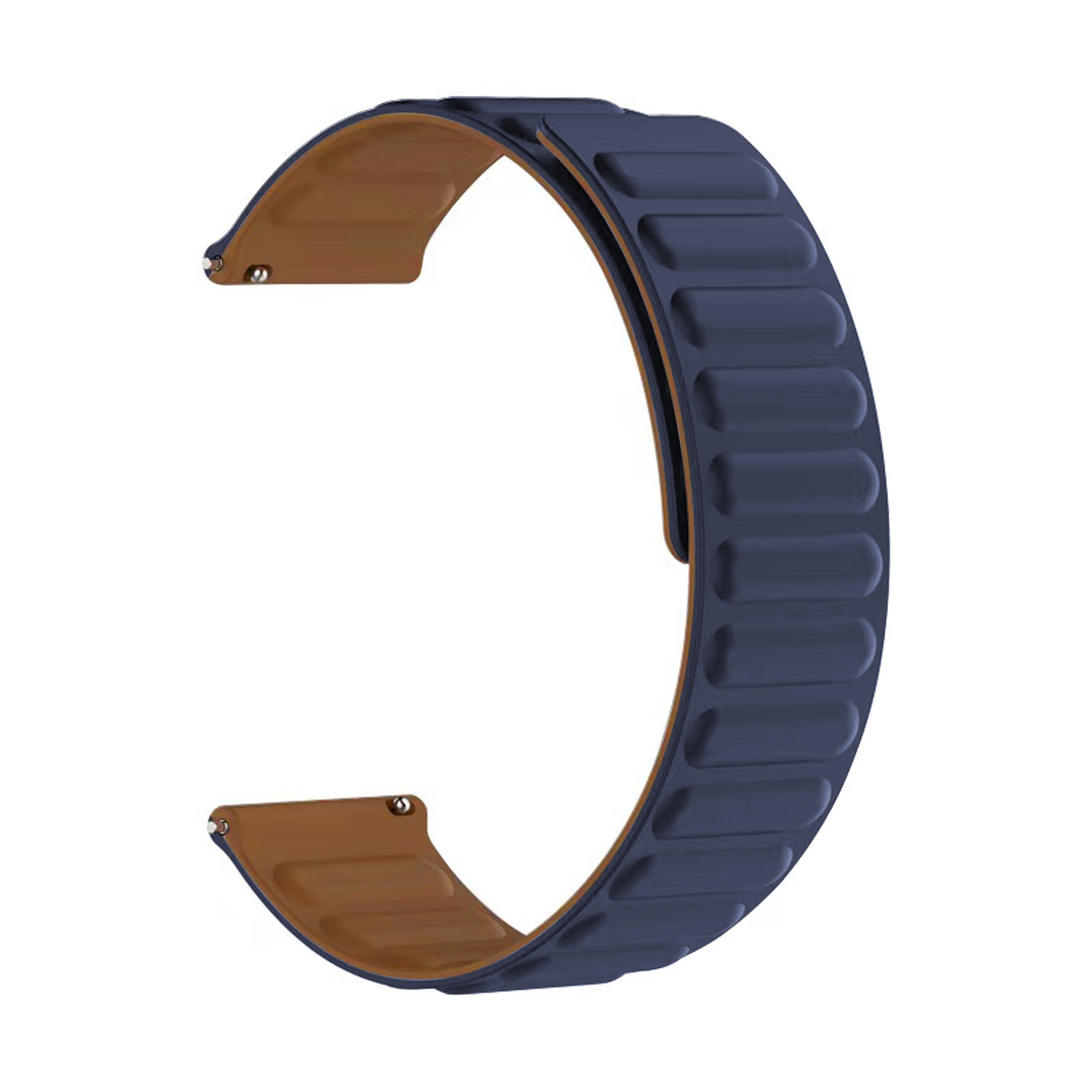 Amazfit GTS 4 Mini Magnetisch siliconen bandje donkerblauw