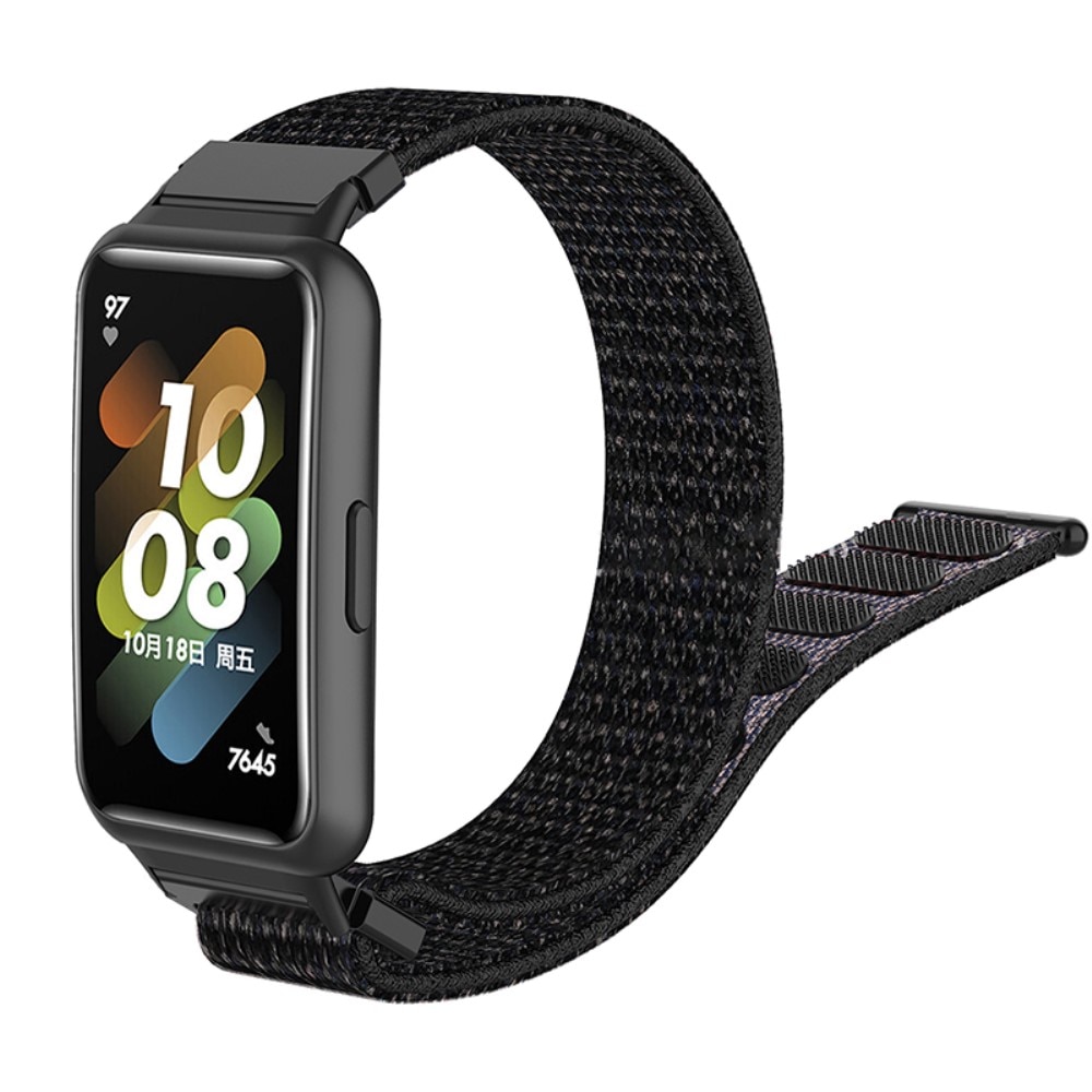 Huawei Band 7 Nylon bandje Zwart