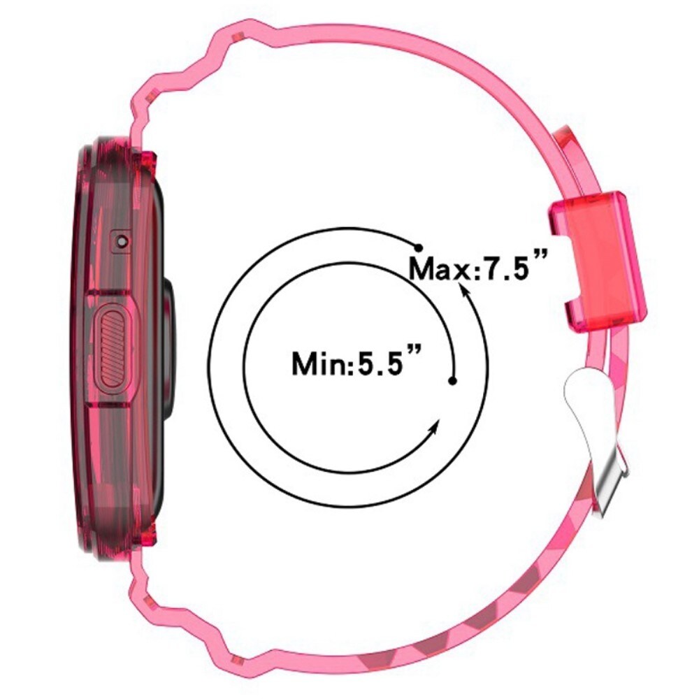 Huawei Watch Fit 2 Siliconen bandje met hoesje Zwart