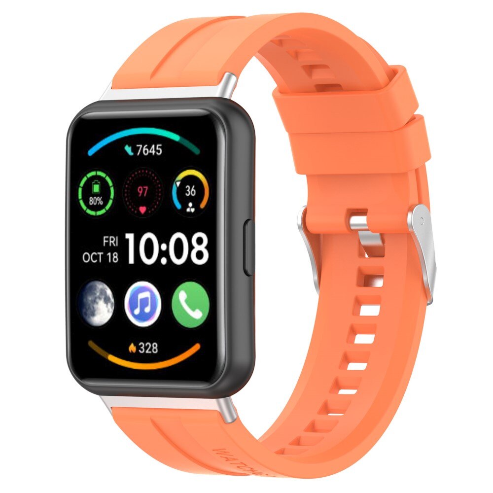 Huawei Watch Fit 2 Siliconen bandje Oranje