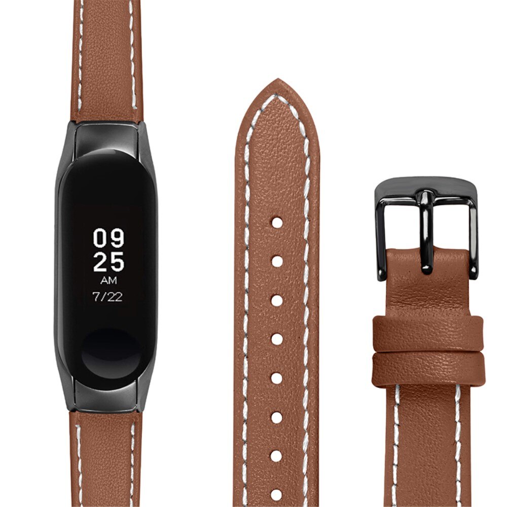 Xiaomi Mi Band 7 Leren bandje Bruin