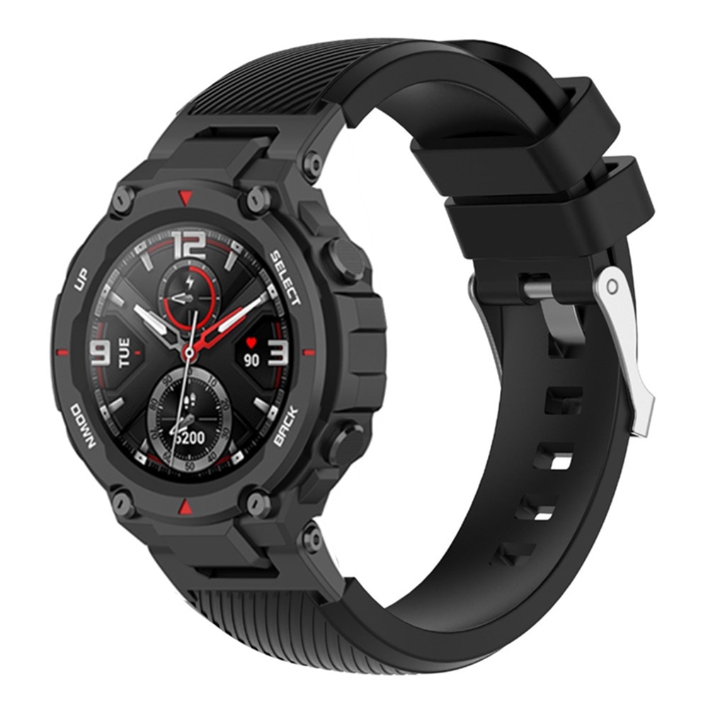 Amazfit T-Rex/T-Rex Pro Siliconen bandje Zwart