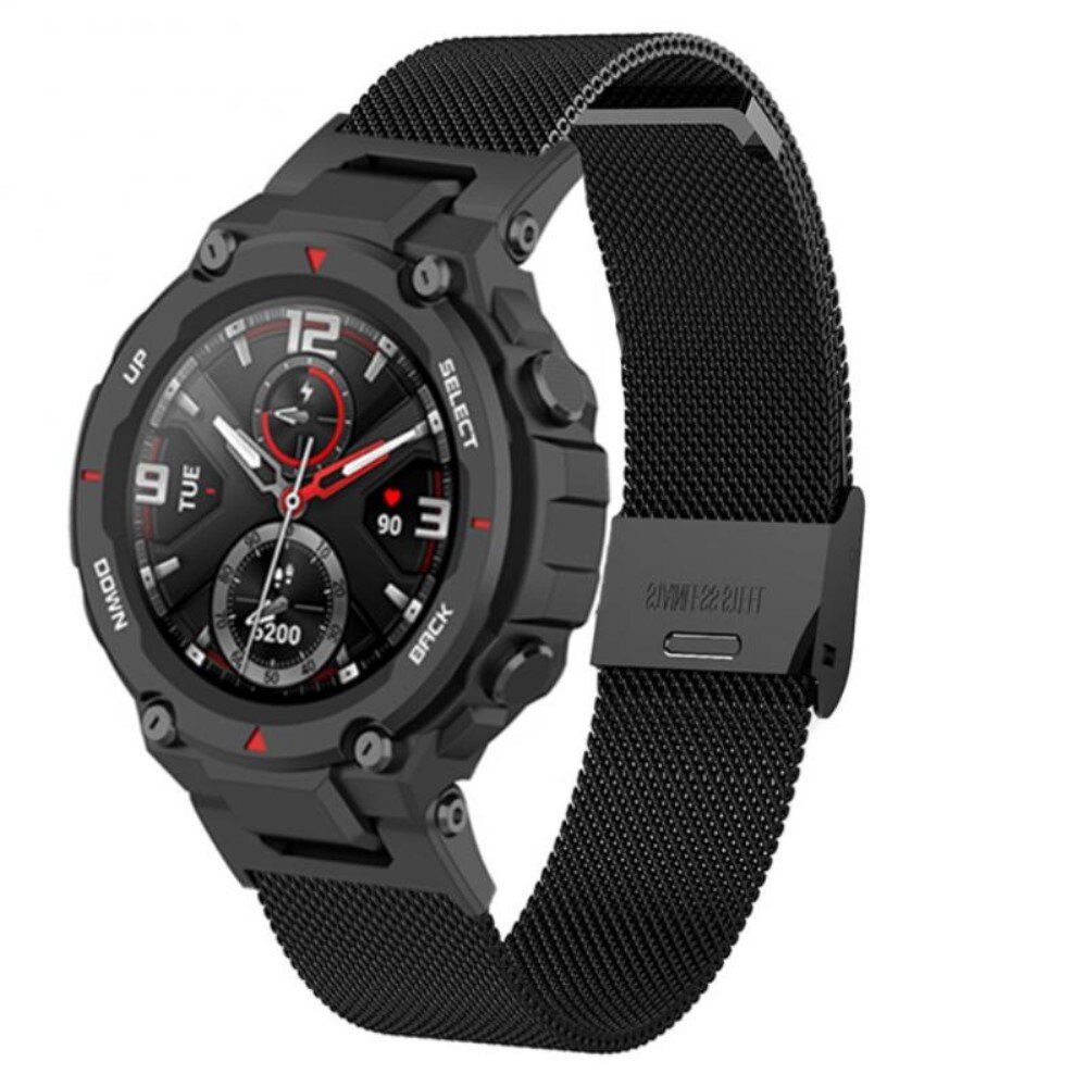 Amazfit T-Rex/T-Rex Pro Milanese bandje Zwart