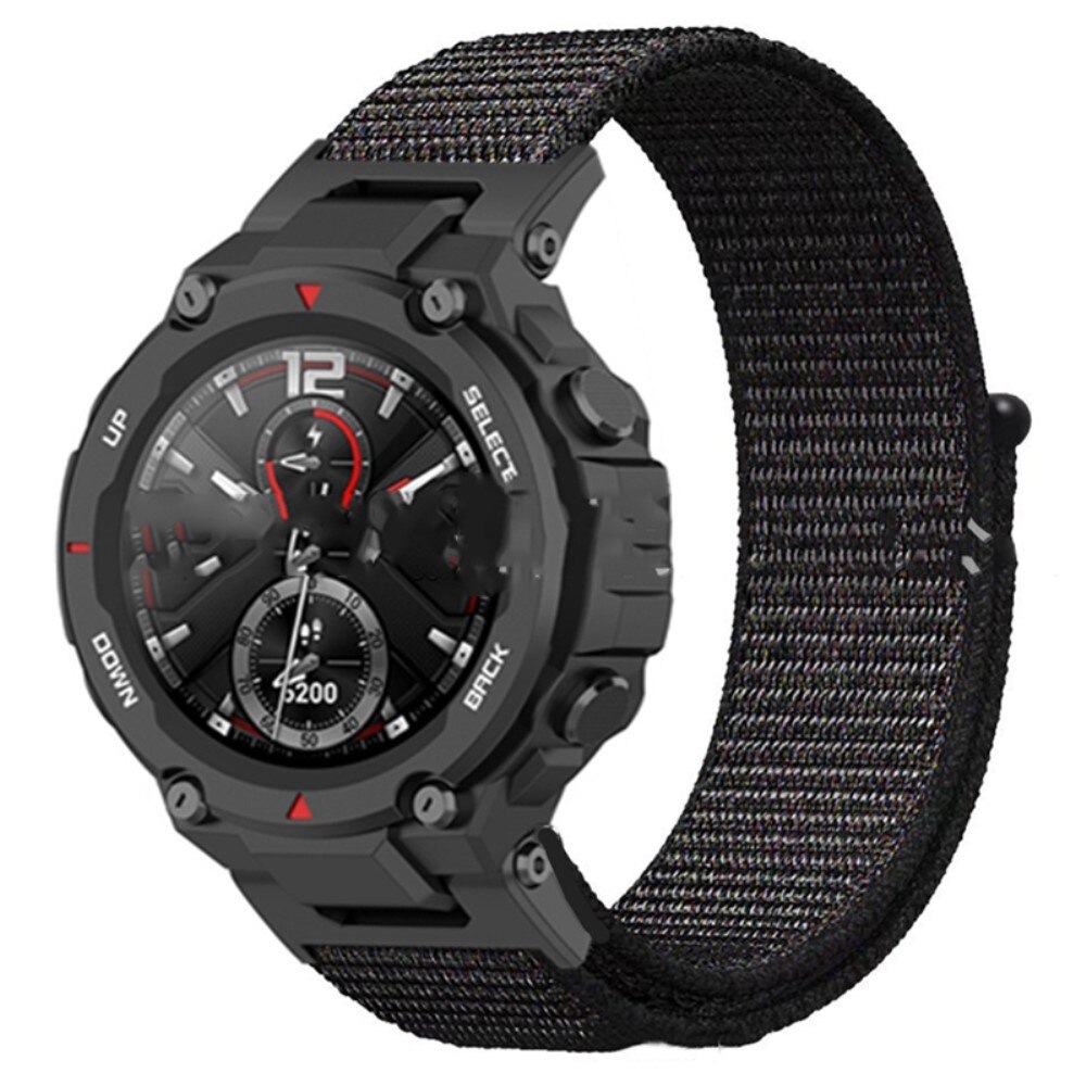 Amazfit T-Rex/T-Rex Pro Nylon bandje Zwart