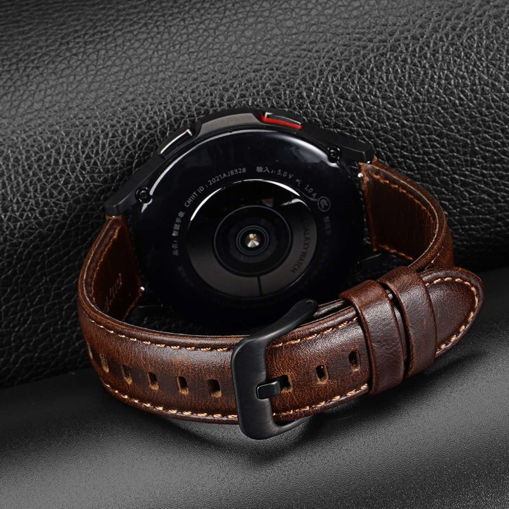 Leren bandje Samsung Galaxy Watch 6 Classic 43mm Brown