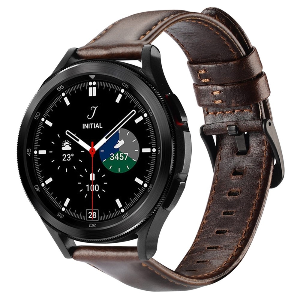Leren bandje Samsung Galaxy Watch 6 44mm Brown