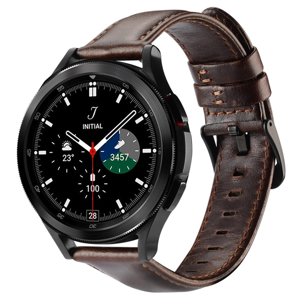 Leren bandje Samsung Galaxy Watch 6 Classic 43mm Brown