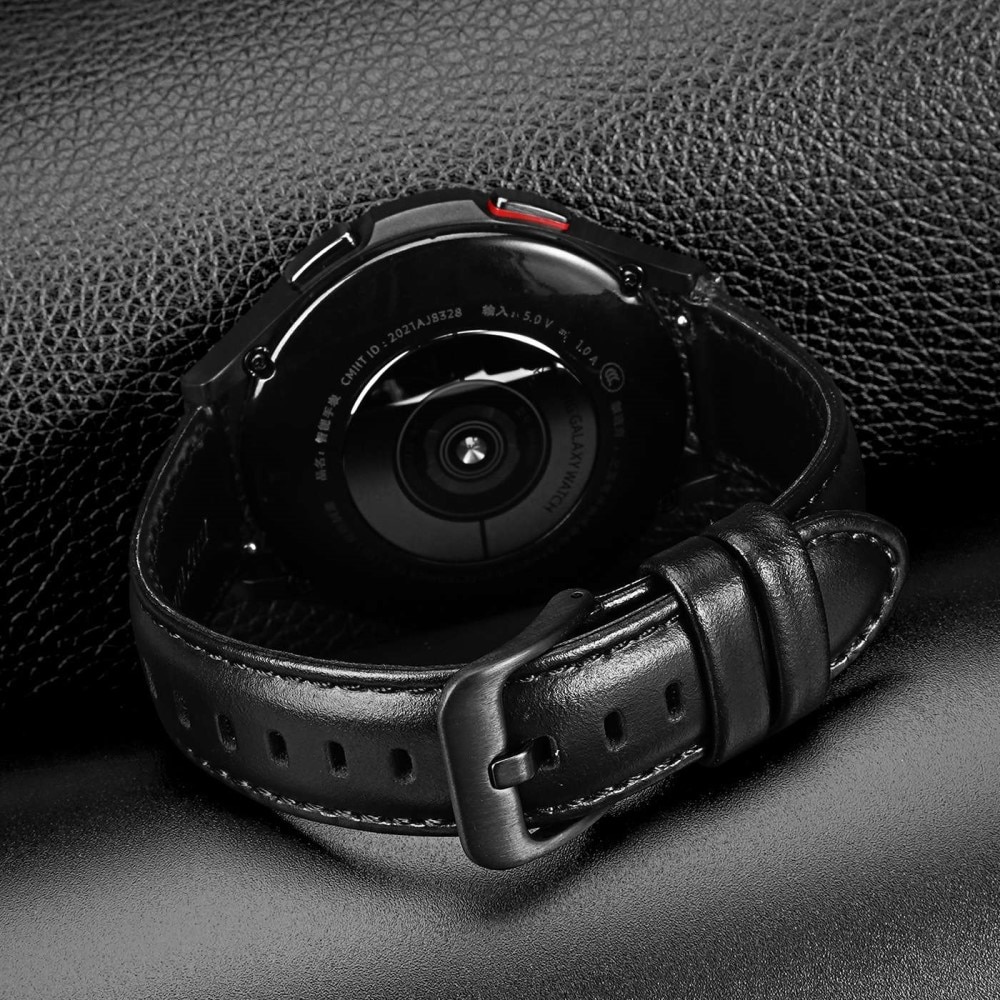 Leren bandje Samsung Galaxy Watch 6 Classic 47mm Black