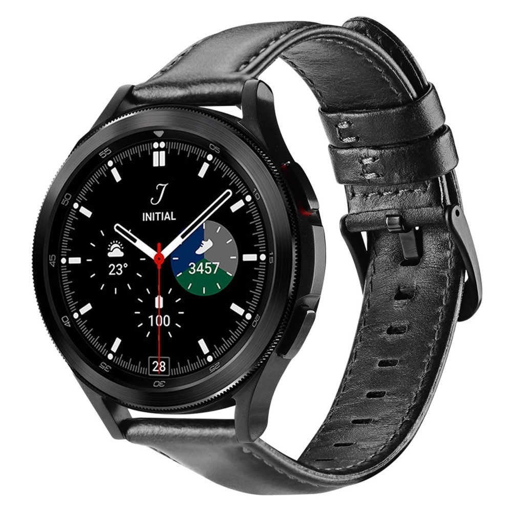 Leren bandje Samsung Galaxy Watch 6 44mm Black