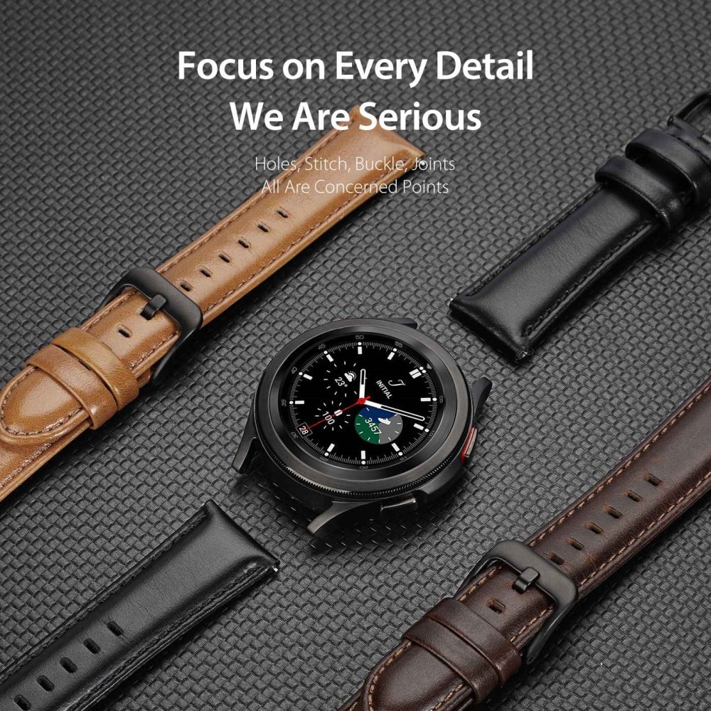 Leren bandje Samsung Galaxy Watch 6 Classic 47mm Black