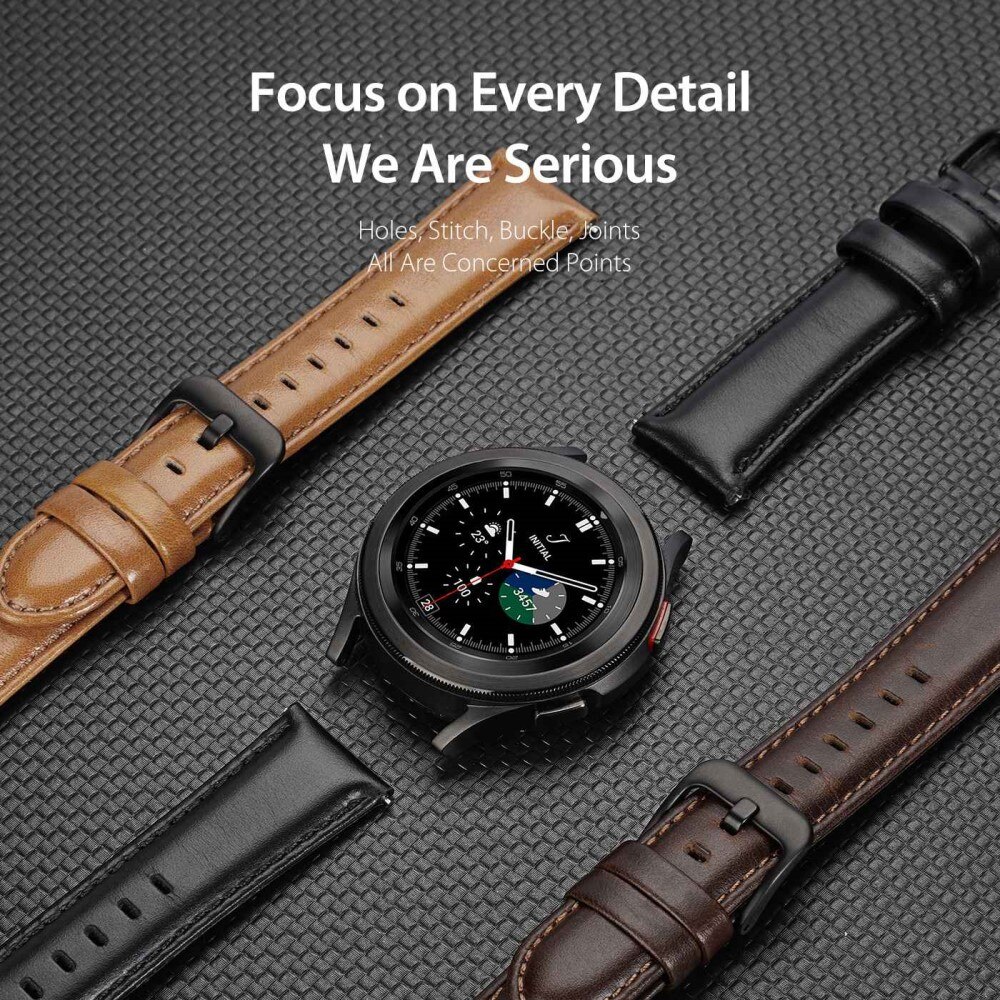 Leren bandje Samsung Galaxy Watch 6 40mm Black