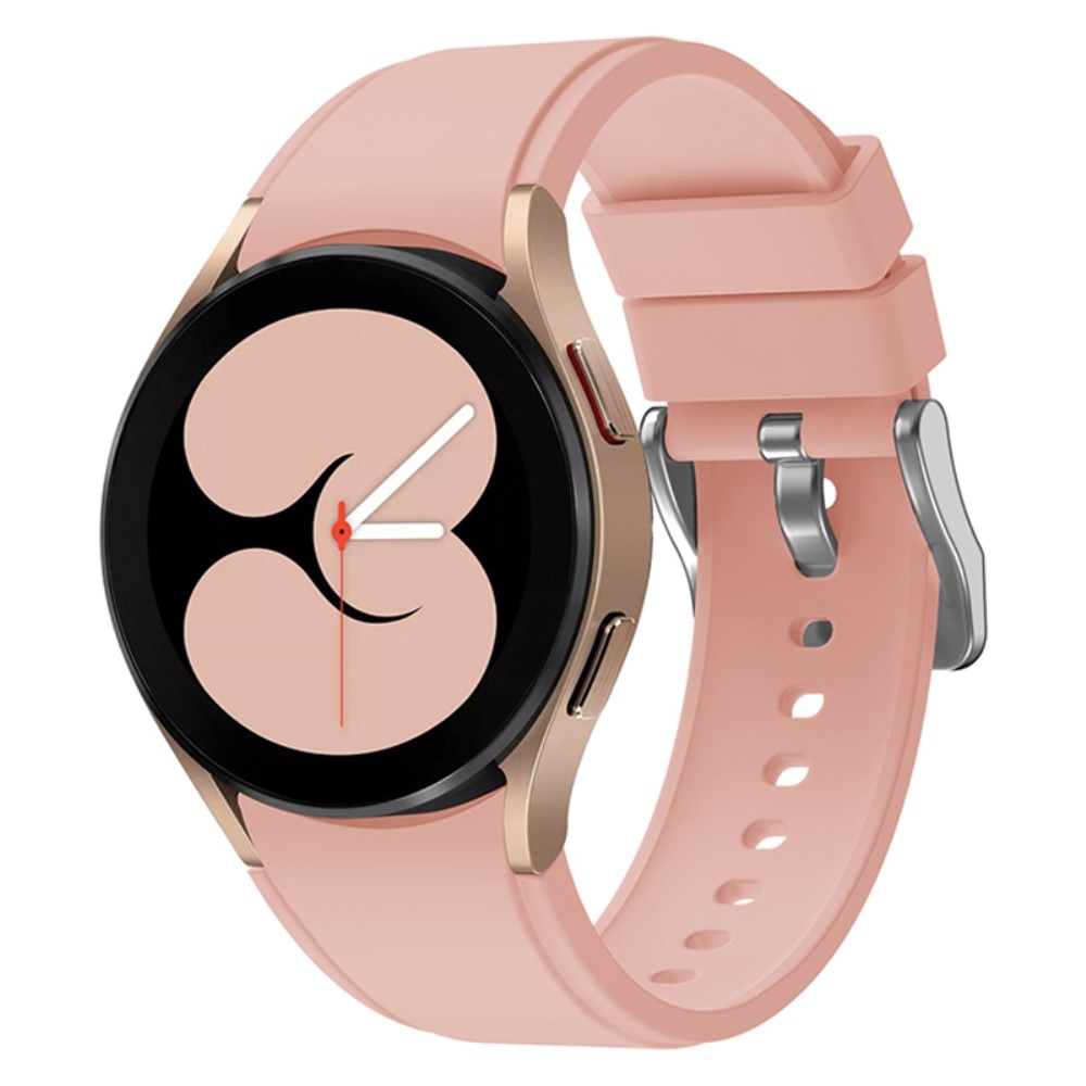 Samsung Galaxy Watch 4 40/42/44/46 mm Full Fit Siliconen bandje, roze