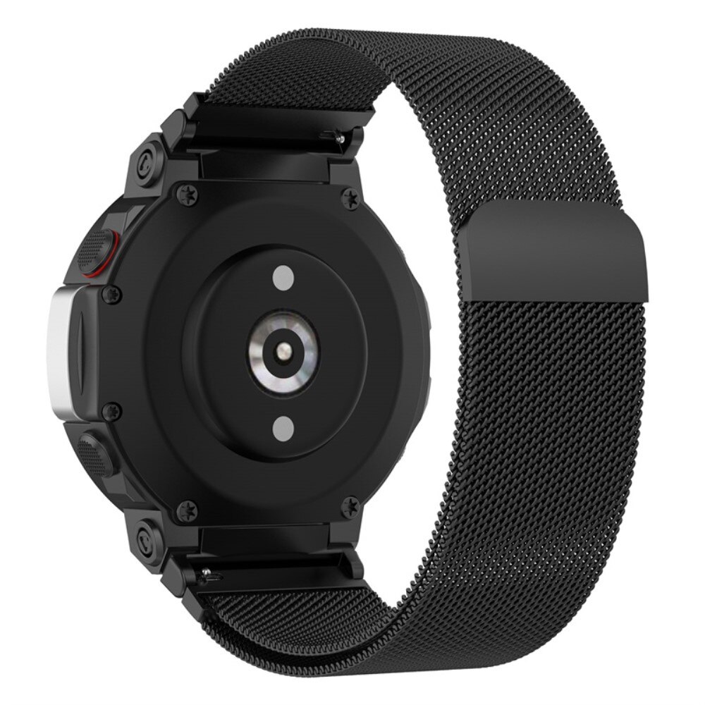 Amazfit T-Rex 2 Milanese bandje Zwart