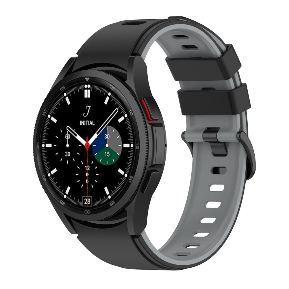 Galaxy Watch 4 Classic 42mm Full Fit Sport Siliconen bandje Zwart