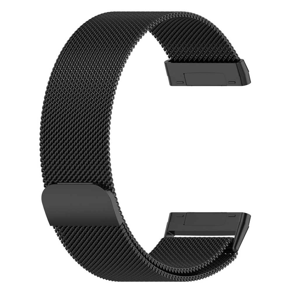Fitbit Versa 3/Sense Milanese bandje Zwart