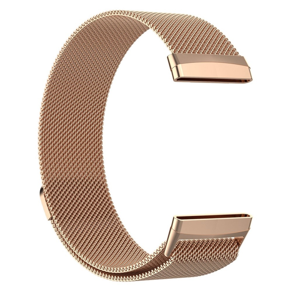Fitbit Versa 3/Sense Milanese bandje Rosé goud