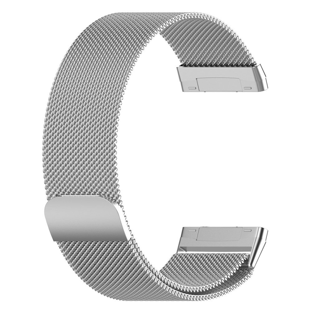 Fitbit Sense/Versa 3 Milanese bandje Zilver