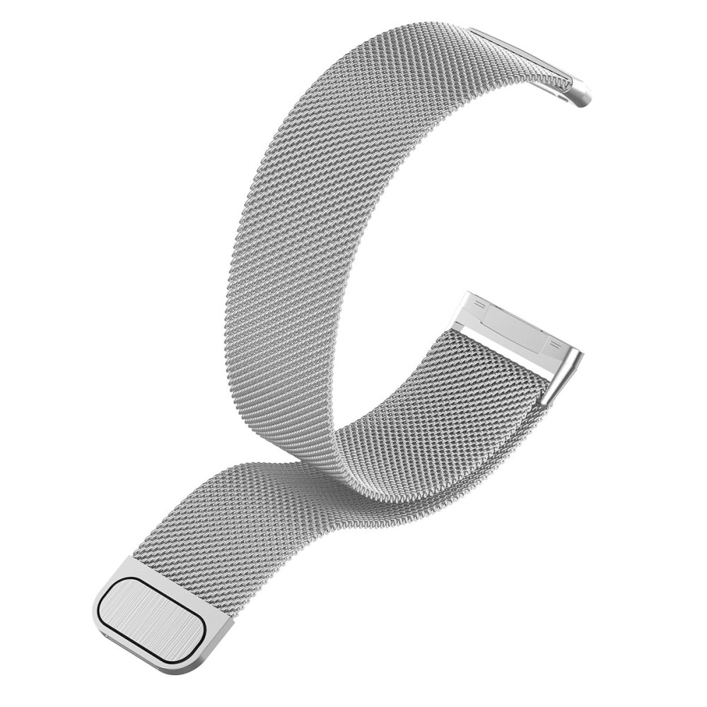 Fitbit Sense/Versa 3 Milanese bandje Zilver