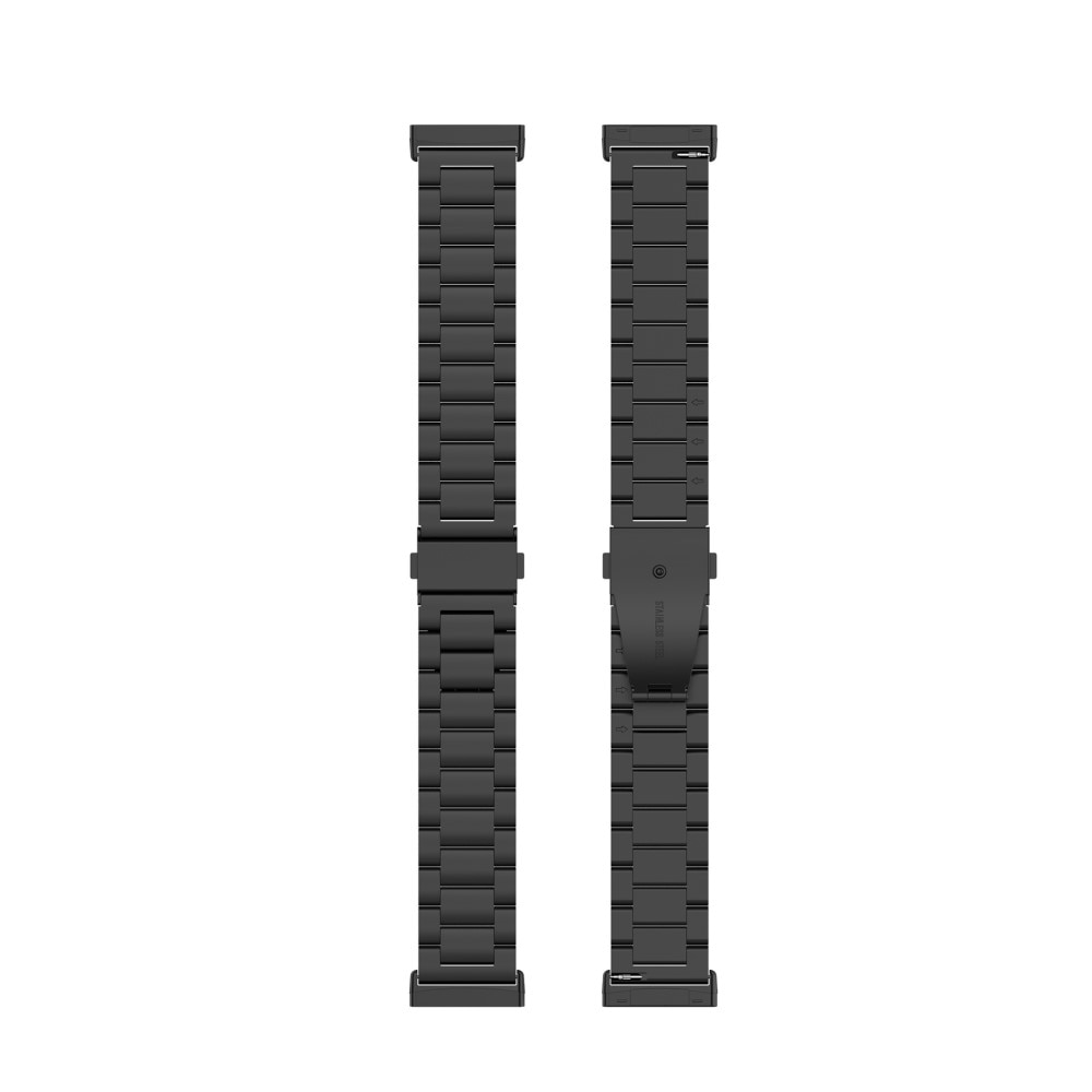 Fitbit Sense 2 Metalen Armband Zwart