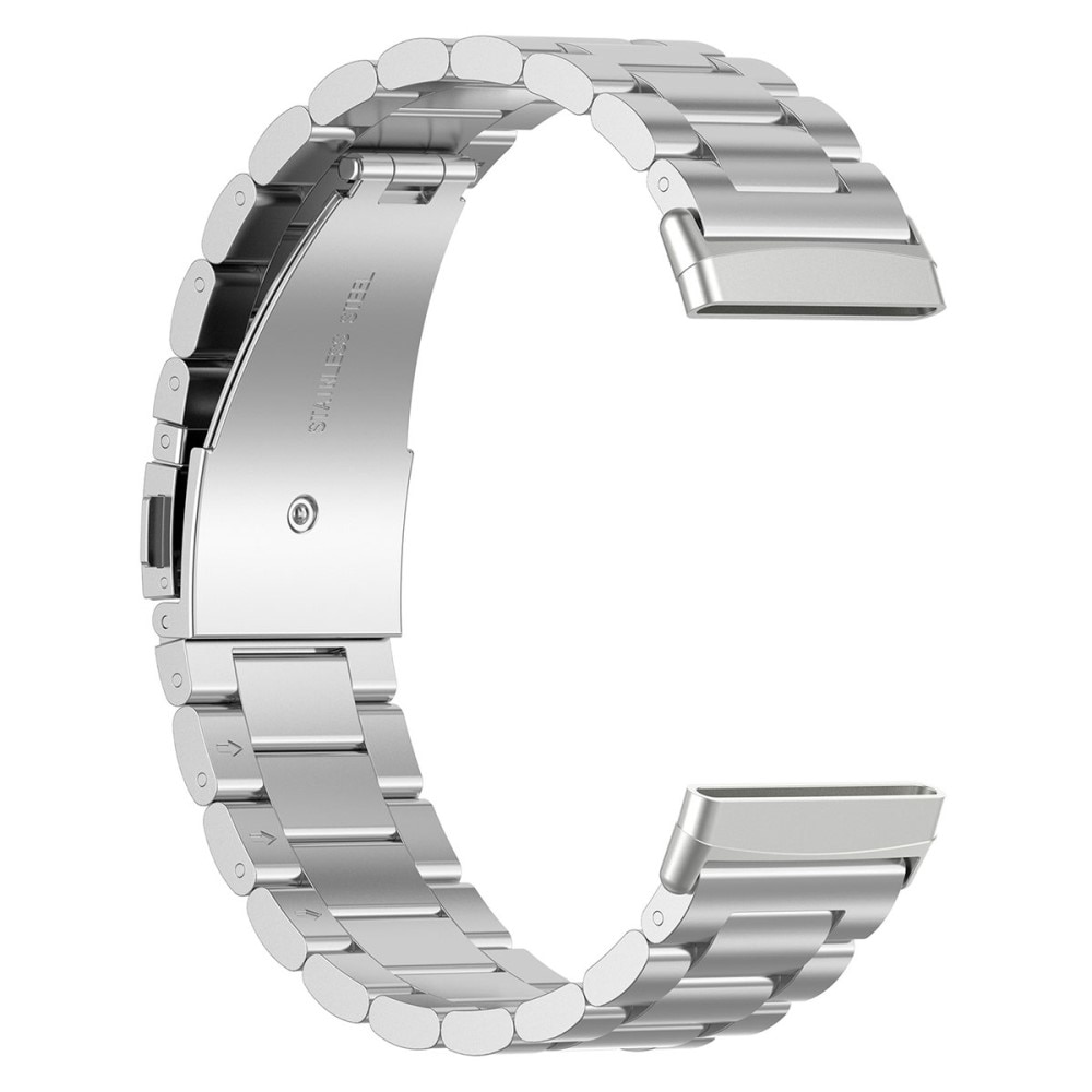 Fitbit Sense 2 Metalen Armband zilver