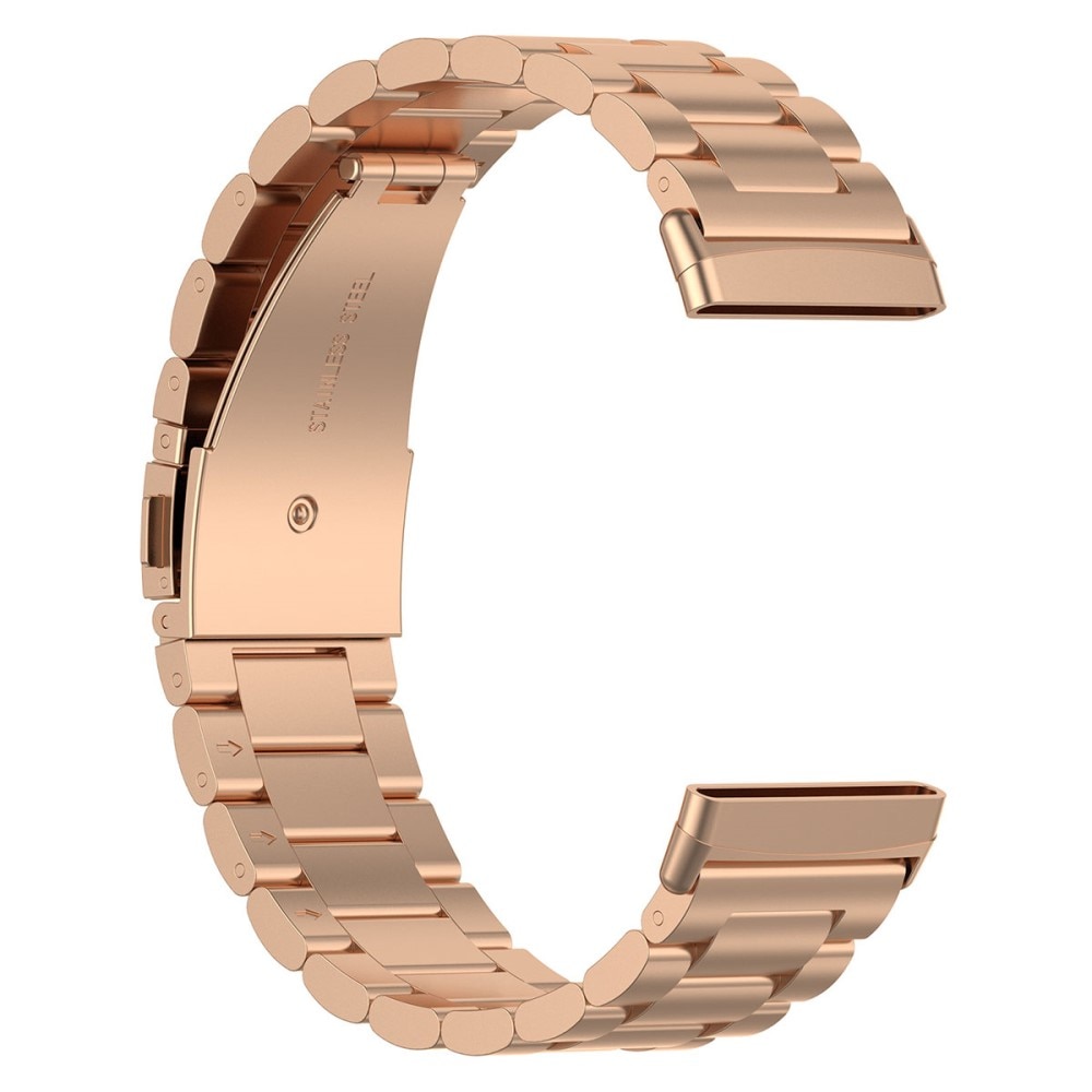 Fitbit Versa 4 Metalen Armband Rosé goud