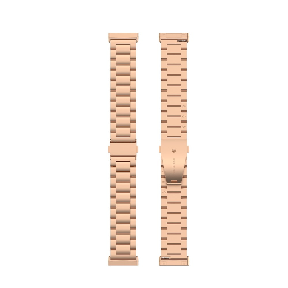 Fitbit Versa 4 Metalen Armband Rosé goud