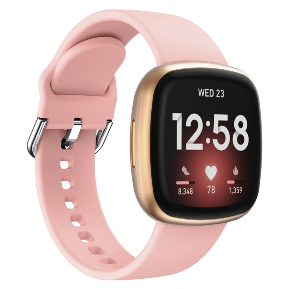 Fitbit Sense 2 Siliconen bandje roze