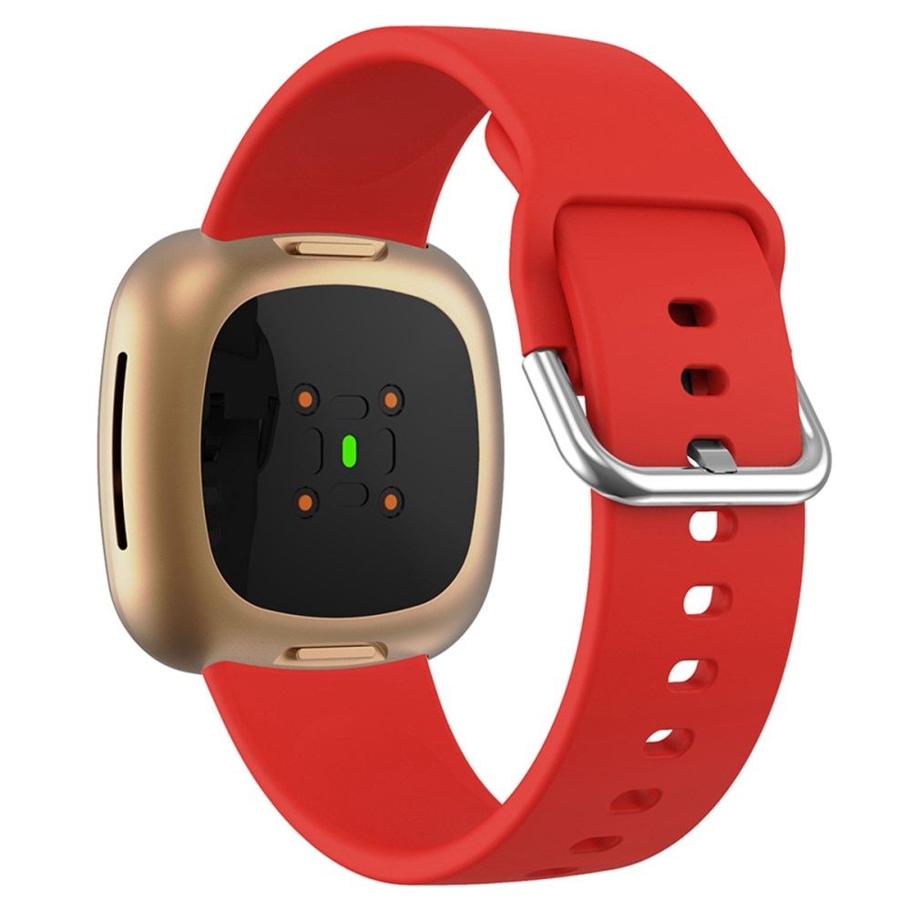 Fitbit Versa 4 Siliconen bandje Rood