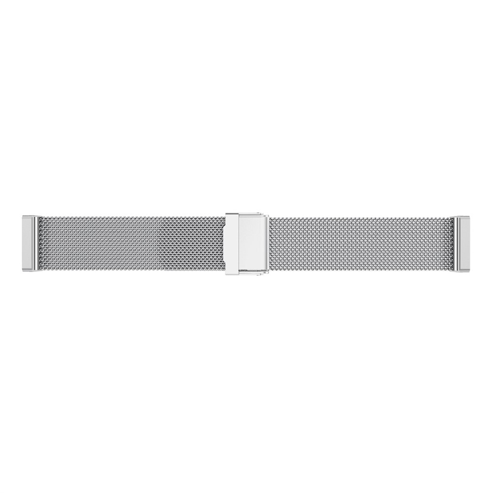 Fitbit Versa 3/Sense Armband Mesh Zilver