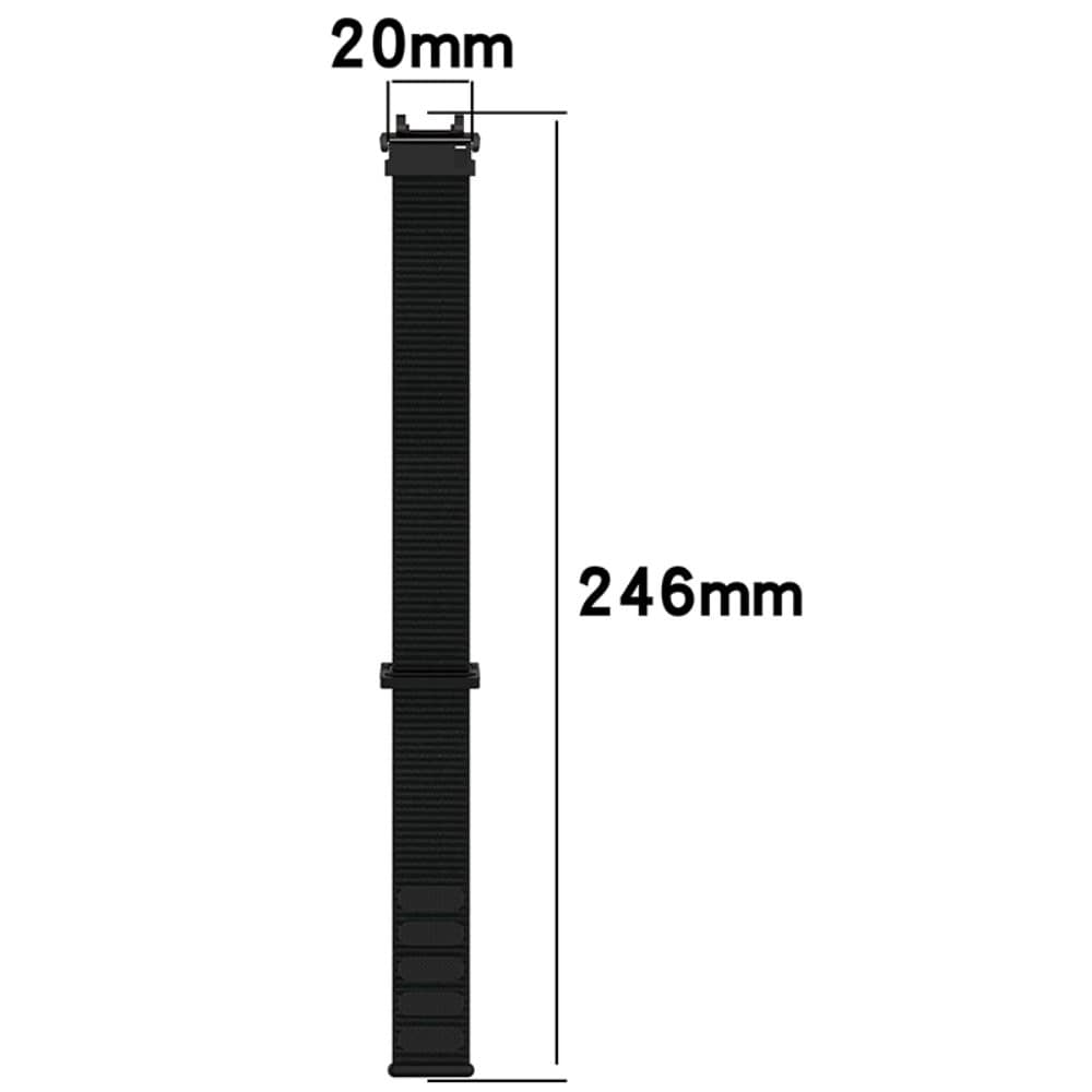 Amazfit T-Rex 2 Nylon bandje Zwart