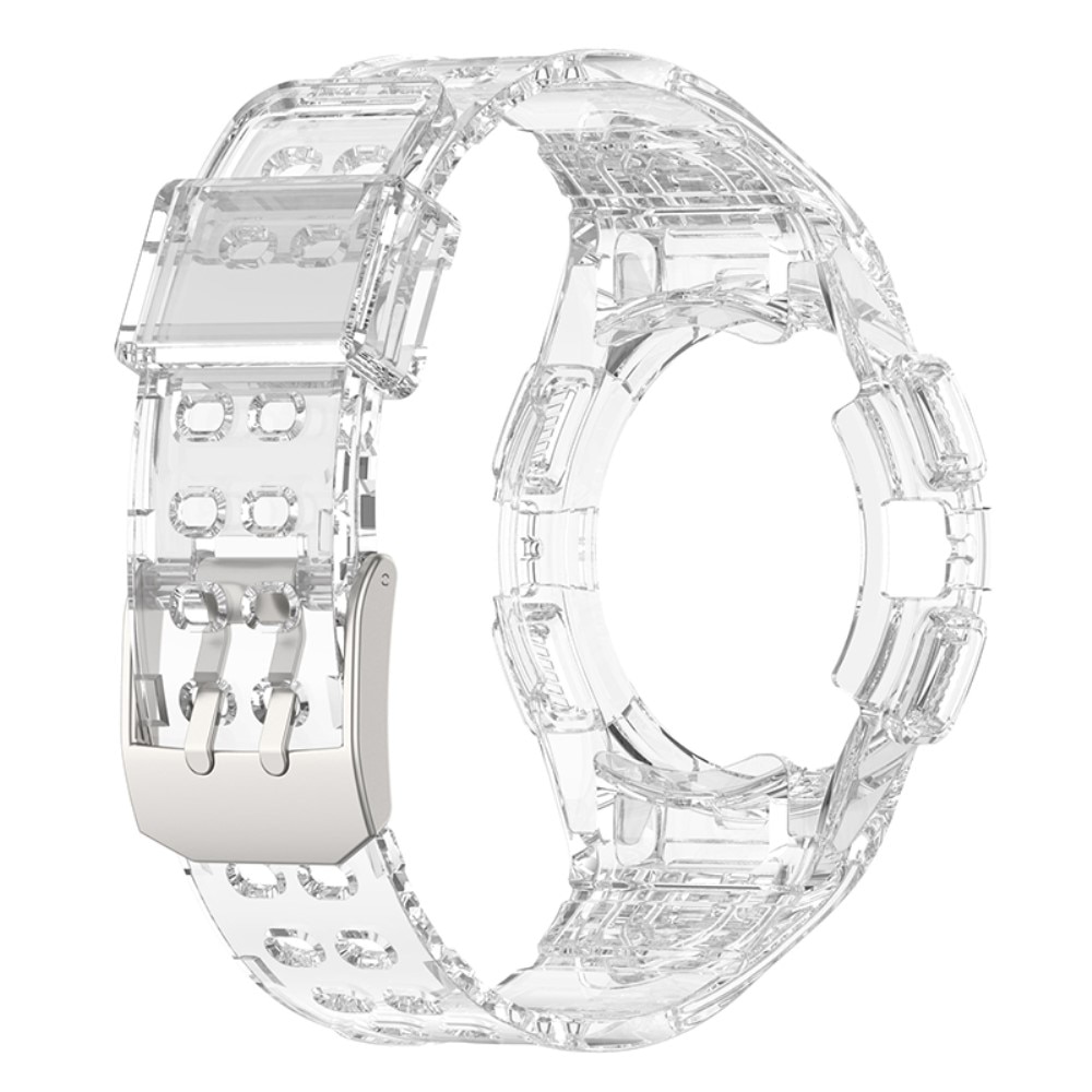 Samsung Galaxy Watch 4/5 44mm Crystal Case+Armband transparant