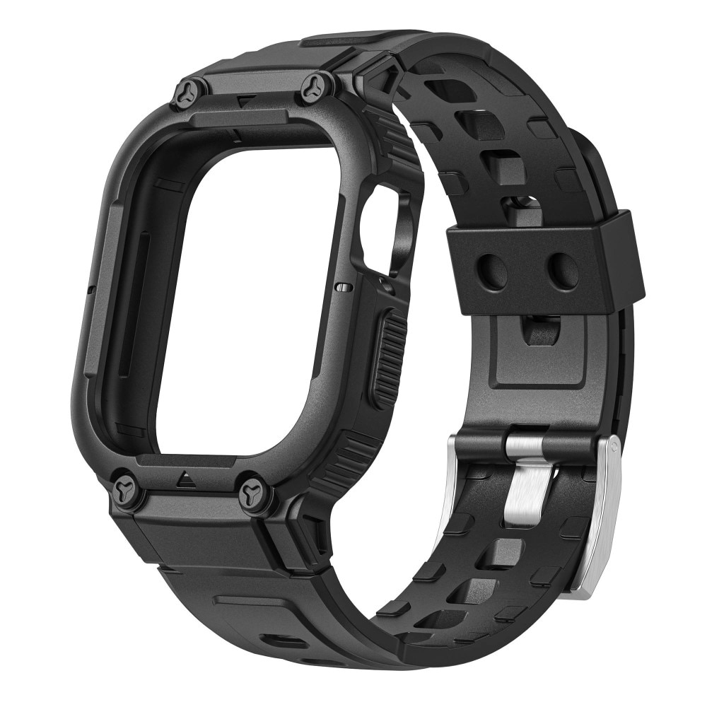 Apple Watch 41mm Series 9 Adventure Case + Armband zwart